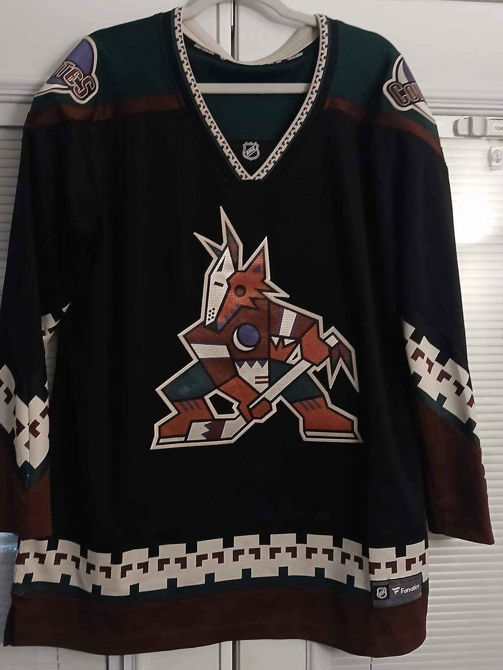 Fanatics breakaway Arizona Phoenix coyotes Home Jersey